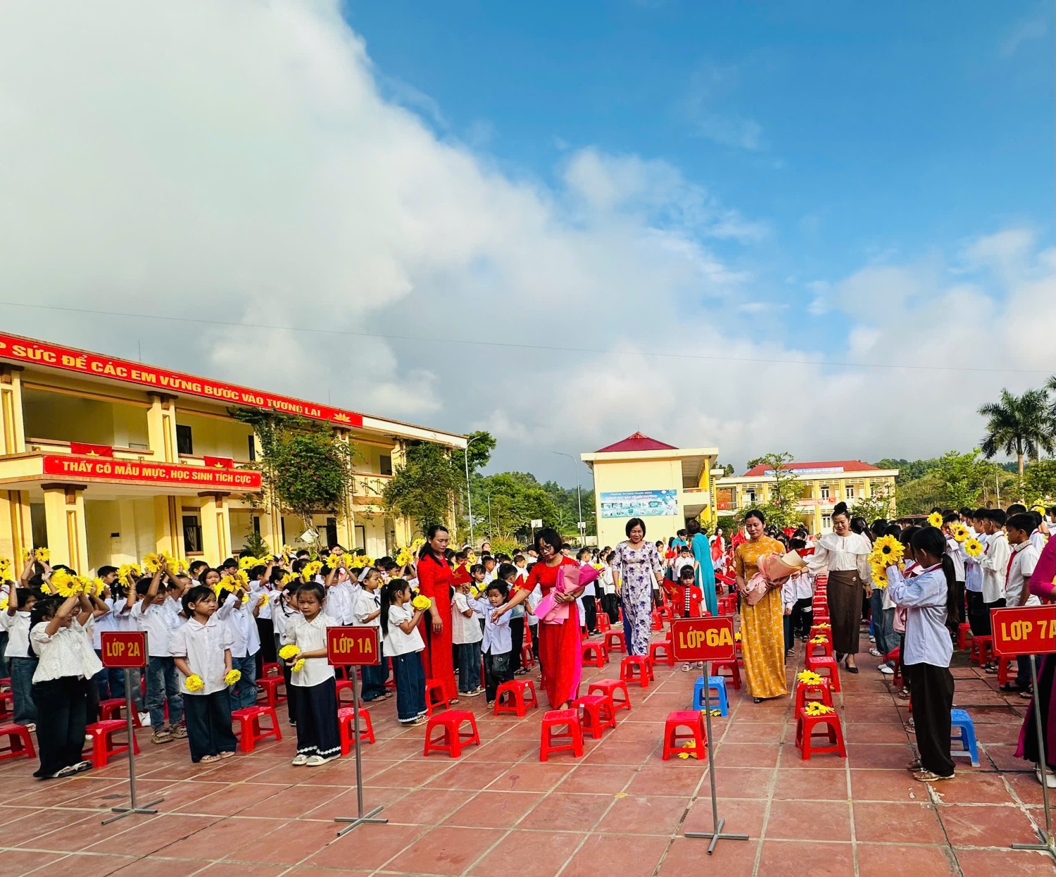 Lễ khai giảng năm học 2026 – 2027 tại Trường TH và THCS Thanh Minh